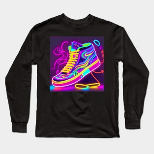 Funky Neon Shoes Long Sleeve T-Shirt